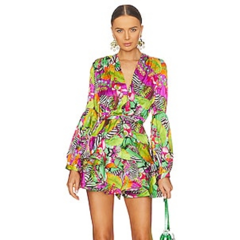 Bedouin Miami Mini Dress in Multicolor Bronx and Banco